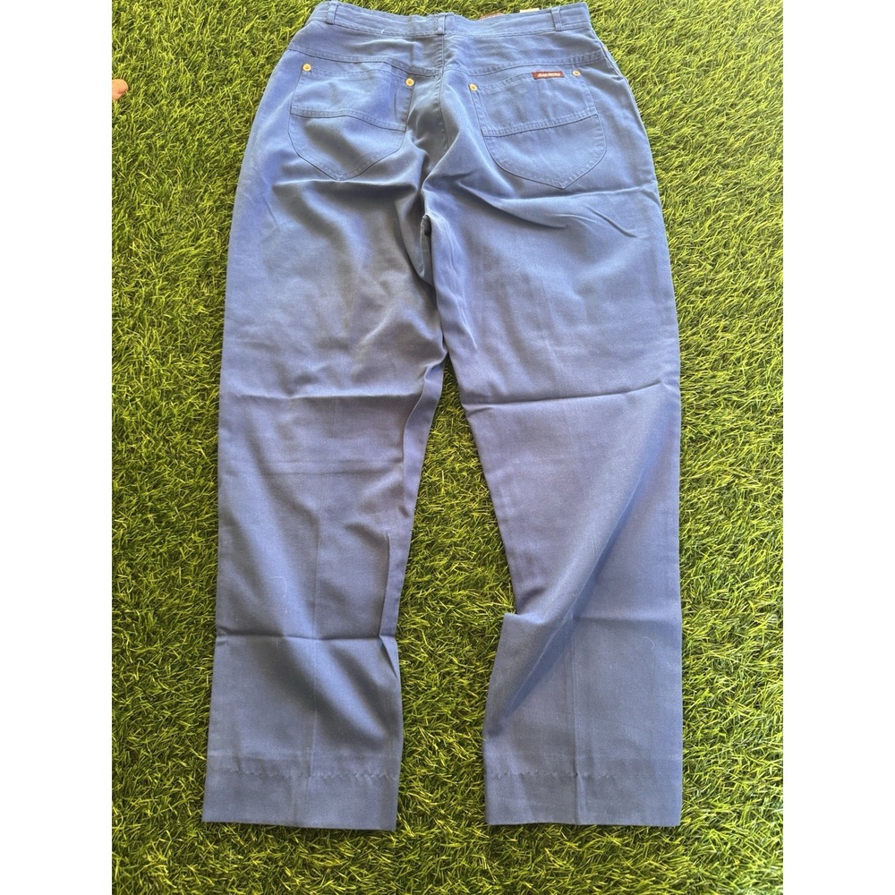 Jean Nicole VTG 80s 90s Bright Blue Pants Sz 15/16 Pleated Western High Waist C
